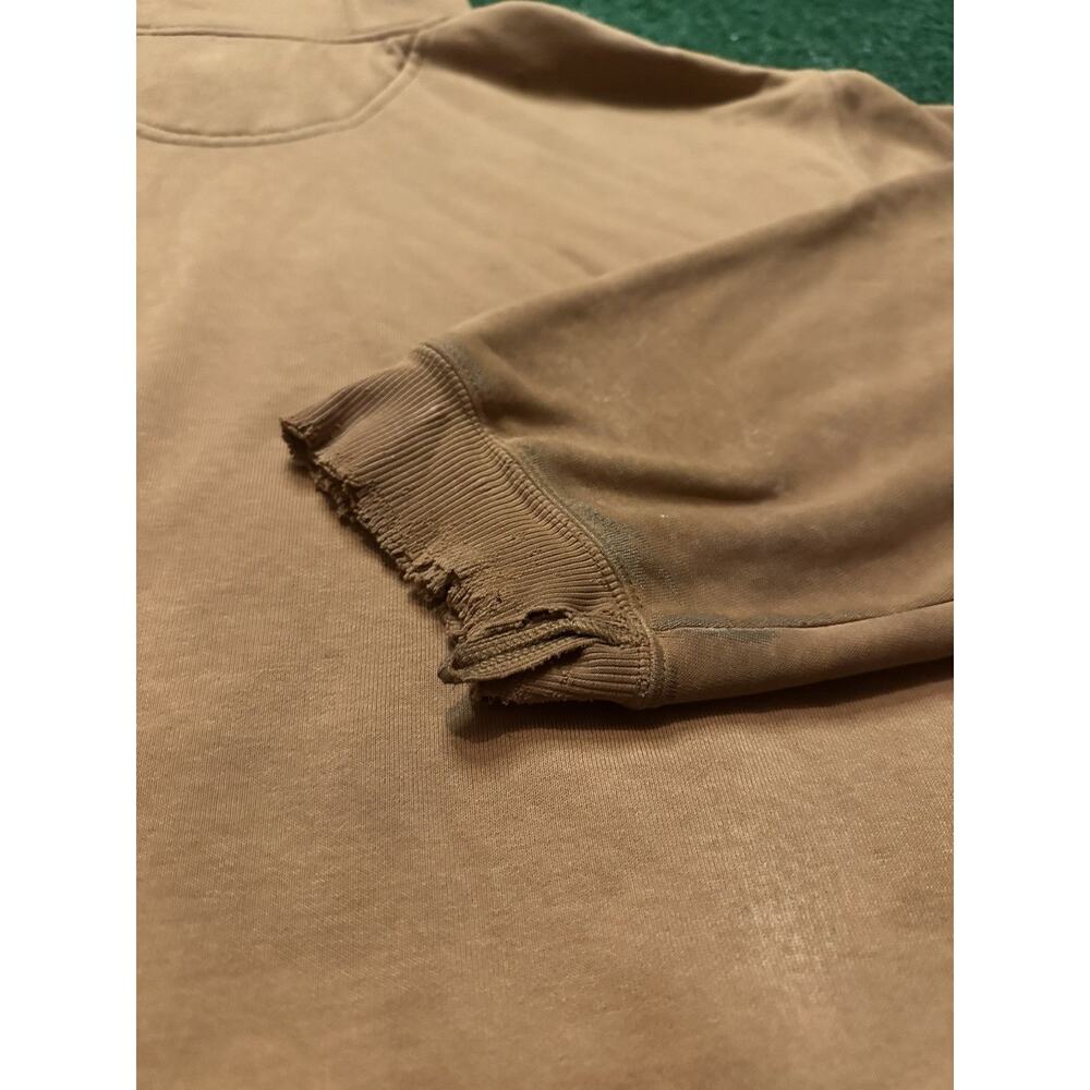 Vintage 90s Light Brown Distressed Carhartt Workwear Hoodie - Picture 14 of 15